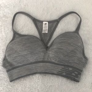 New Balance Gray Sports Bra